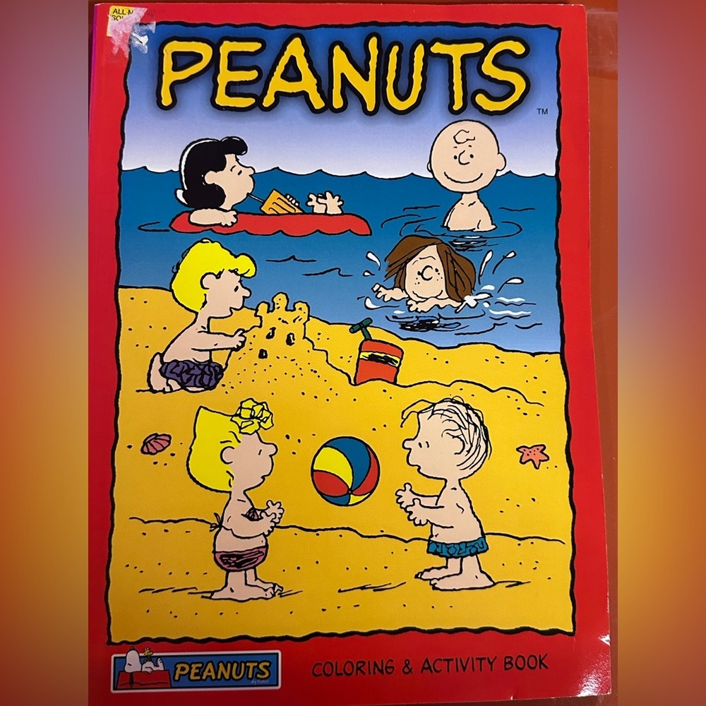 Peanuts Beach Coloring Book